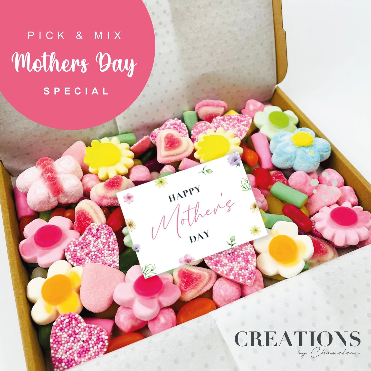 Sweet Box for her Letterbox PICK & MIX Sweets for She/Her, Mum Birthday, Auntie, Best friend, Daughter Sweet Gift Mothers Day gift idea