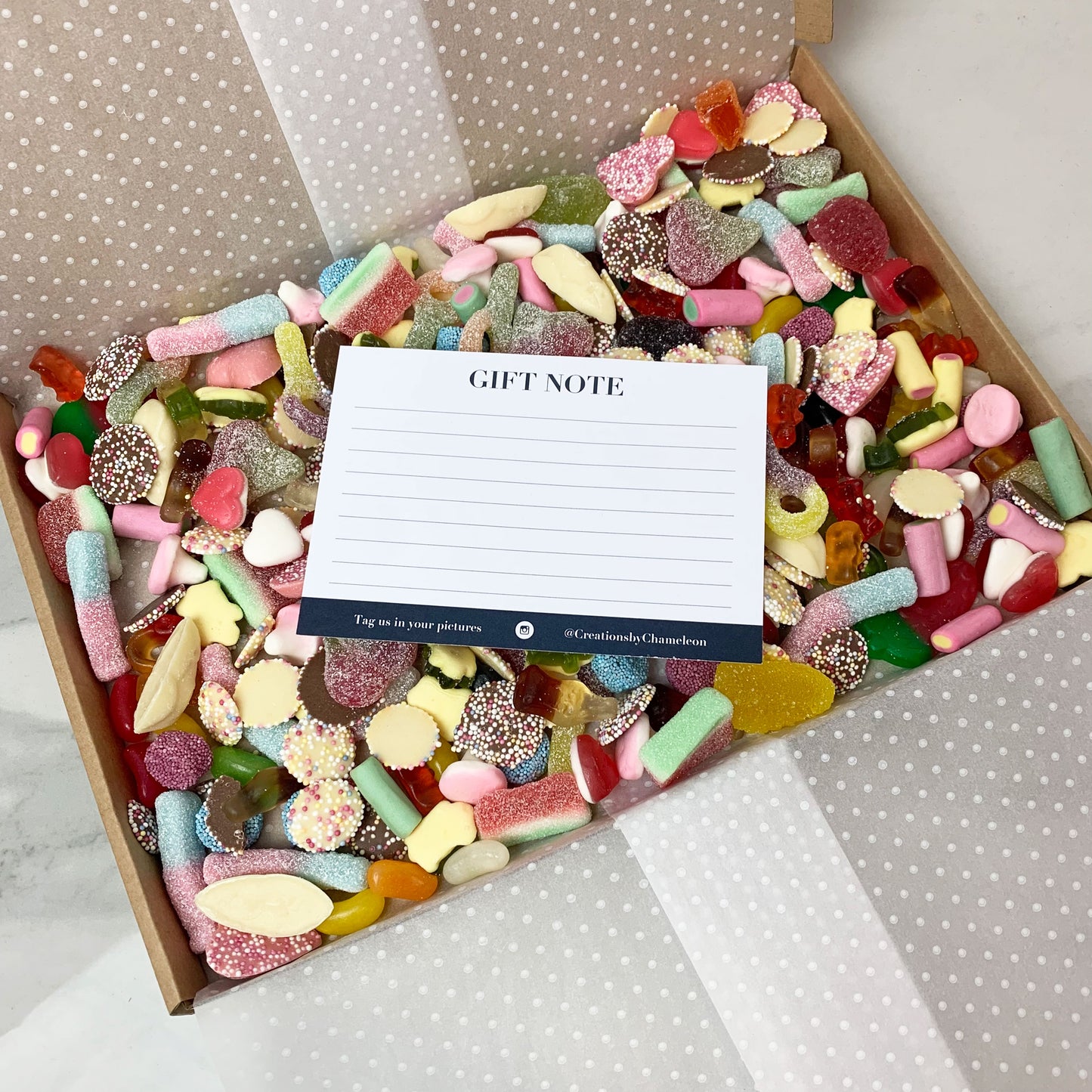 Letterbox PICK & MIX 1000g, Sweet Gift Box, Birthday Sweet Gift Box, Pick and Mix Letterbox, Premium Sweet box, Birthday Gift,Thank you Gift