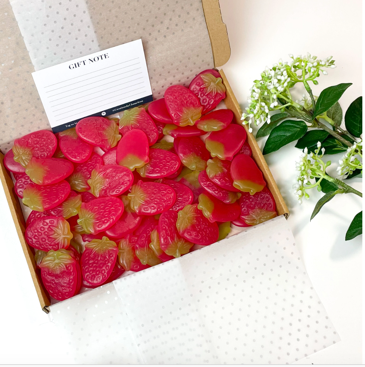 Giant Strawberries Sweet Box,Sweet Birthday Gift,Christmas Stocking Filler,Gift for Birthday Friend Family, 250g, 500g,1kg,1.75KG, Sweet Jar